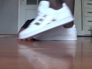 trampling on fingers with adidas shoes 7/16