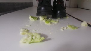 trampled apple