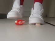 crushing little figurine