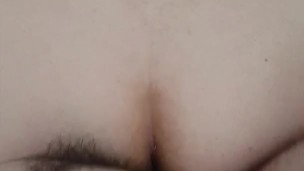 Gozando no rabo do meu marido gordo