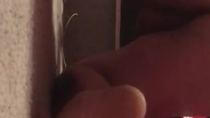 Me snuffing and taking two dildos 