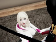 Spider Gwen Fucked by Deadpool BJ, Doggy, Anal, DP (japanese voice) 4/16