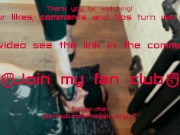 Slave licks and cleans mistress's shoes while lying at her feet, russian femdom, foot worship