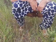 Teens Pee Outdoor