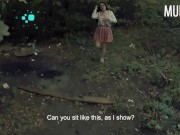 Развел студентку на интимные фотки и выебал в лесу || Часть 1 || Murstar 10/16