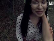 Развел студентку на интимные фотки и выебал в лесу || Часть 1 || Murstar 14/16