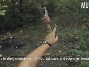 Развел студентку на интимные фотки и выебал в лесу || Часть 1 || Murstar 5/16