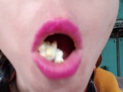 SFW Mouth Eating Popcorn 4/16