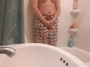 Pee desperation and orgasm in pjs (still haven't peed, cum see me in the morning) 5/16