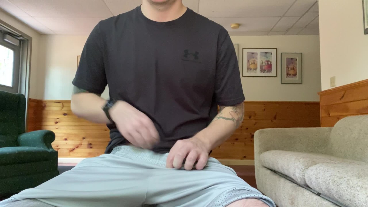 jerking off in a cabin, sneaker, feet and coming a thick load - Free Sex Video - RedTube