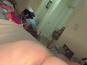 Wife Pegs me with Bad Dragon Chance Dildo with Creampie 15/16