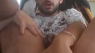 tocate perra! jerk off bitch!