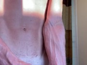 Jerking before a shower