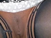 Hot TEEN Flashing Her PUSSY and BOOBS in the CAR on a PUBLIC HIGHWAY - UPSKIRT No PANTIES 10/16