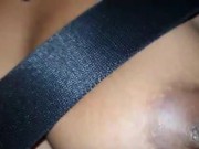 Hot TEEN Flashing Her PUSSY and BOOBS in the CAR on a PUBLIC HIGHWAY - UPSKIRT No PANTIES 15/16