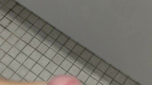 Cockdevotee Jerk Off In Public Bathroom Stall
