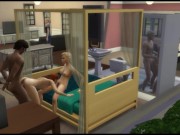 Sex orgy of students in a hostel. Swinger Party | pc gameplay 12/16