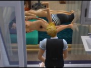 Sex orgy of students in a hostel. Swinger Party | pc gameplay 13/16