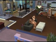 Sex orgy of students in a hostel. Swinger Party | pc gameplay 15/16