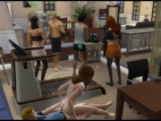 Sex orgy of students in a hostel. Swinger Party | pc gameplay 2/16