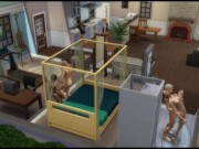 Sex orgy of students in a hostel. Swinger Party | pc gameplay 7/16