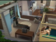 Sex orgy of students in a hostel. Swinger Party | pc gameplay 9/16