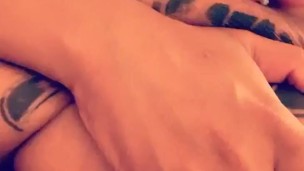 Bbw sucks huge tits