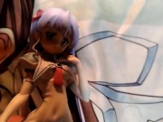 ジブリールフィギュアに大量ぶっかけ顔射オナニー【キモオタク男の喘ぎ声あり】 - Screenshot 1 of 16 - HD