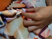 ジブリールフィギュアに大量ぶっかけ顔射オナニー【キモオタク男の喘ぎ声あり】 - Screenshot 13 of 16 - Semen
