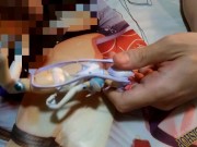 ジブリールフィギュアに大量ぶっかけ顔射オナニー【キモオタク男の喘ぎ声あり】 - Screenshot 7 of 16 - Masturbate