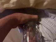 Teen uses fleshlight for the first time