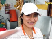 CarneDelMercado - Camila Santos Latina Colombiana MILF Shares Her Pussy With Two Horny Guys 3/16