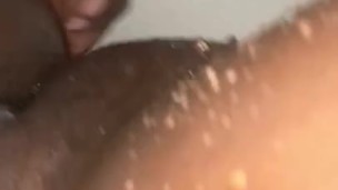 Watch until the end DRIPPING WET PUSSY out the shower