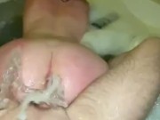 Bubble bath creampie  15/16