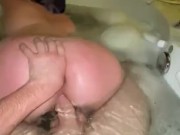 Bubble bath creampie  7/16