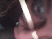 Naughty big breast sucks BBC on ride home  14/16