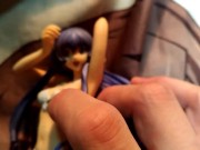 白ビキニフィギュアにぶっかけ顔射オナニーキモオタク男の喘ぎ声あり【機動戦艦ナデシコ ミスマル・ユリカ 】
