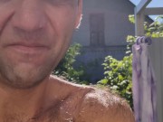 After showering in the garden. 1/16