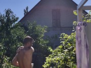 After showering in the garden. 5/16