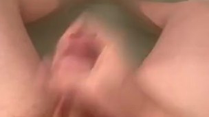 Jerking off in the bath :)