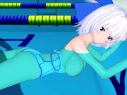 Keijo!!!!!!!! Sayaka Miyata (3D HENTAI) 15/16