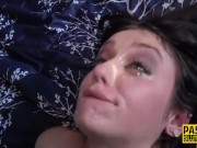 Slender sub gets throated and fucked rough 15/16