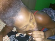 Ratchette Ass Ebony MILF Got Some Good Sloppy Top The Best Blowjob Head Skills - Mastermeat1 9/16