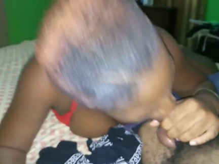 Ratchette Ass Ebony MILF Got Some Good Sloppy Top The Best Blowjob Head Skills - Mastermeat1