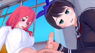 FUTA Rent-A-Girlfriend Sakurasawa Sumi X SARASHINA RUKA 3D HENTAI