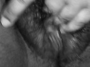 Black hairy wet pussy