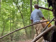 Woman jogging desperate to eat dick in park 12/16