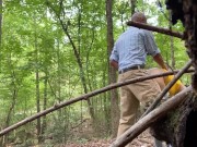 Woman jogging desperate to eat dick in park 13/16