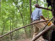 Woman jogging desperate to eat dick in park 15/16