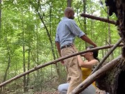 Woman jogging desperate to eat dick in park 5/16